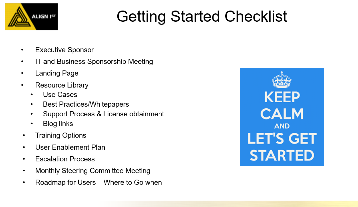 Change Management and Enablement Align 1st